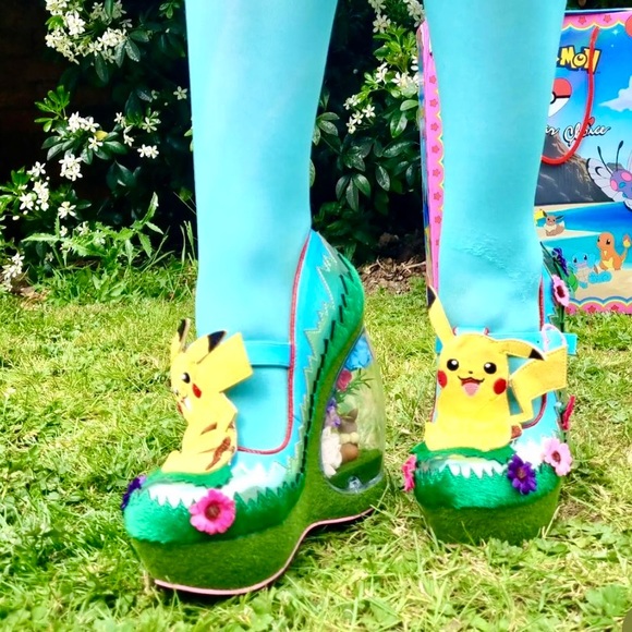 SOLD Irregular Choice X Pokemon Journey On concept wedge heels - Picture 9 of 16